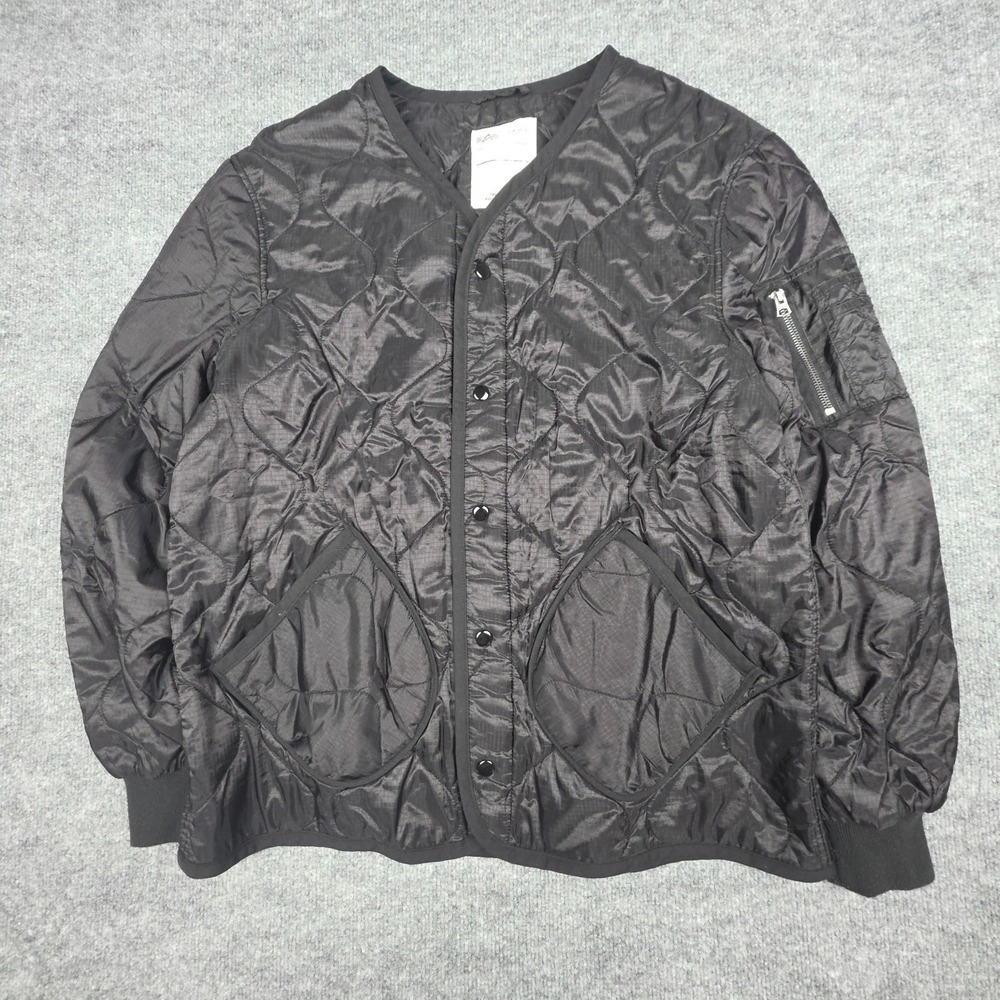 Alpha Industries Quilted LINER (Only) Men's XL Black 100% Nylon
